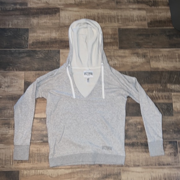Victoria secret- Victoria sport gray hoodie - Picture 3 of 3